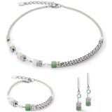 Coeur de Lion Precious Fusion Chunky Chain ketting lichtgroen