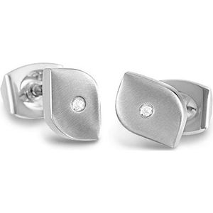 BOCCIA Titanium oorstekers tulp met diamant 05008 02