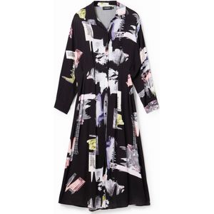 Midi-Hemdblusenkleid