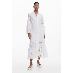 Maxikleid mit Lochmuster