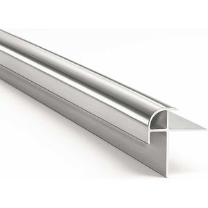 Buitenhoek profiel Zilver 4 mm