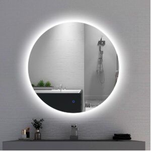 Badkamer Spiegel Rond Nella Basic | met Verlichting | 60x60cm