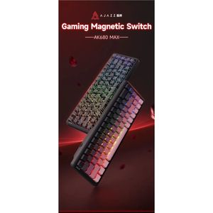 AJAZZ AK680 MAX Magnetische schakelaar Mechanisch toetsenbord 60% snelle trigger 0,01 mm 8K/1K retour 68 toetsen Bedraad/draadloos gamingtoetsenbord