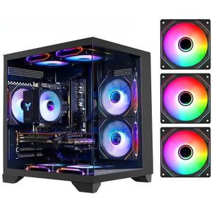 AOC CG391 PC-behuizing MATX Gaming Desktop-behuizing Ondersteunt 240 waterkoeling met 3 stuks ARGB-ventilatoren Computerbehuizing Zeezicht Kamer nadelen  doa