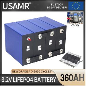 8 stks 3.2 V 360Ah Lifepo4 Lithium-ijzerfosfaat Batterij DIY 12 V 24 V 36 V 48 V Grade A Oplaadbare Mobiele Pack Voor RV Golfkar Solar