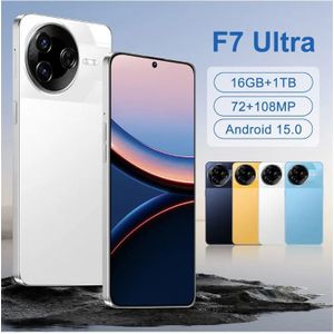 Nieuwe F7 Ultra Originele Smartphone 7.3inch 5G Mobiele Telefoon 7800mAh Android 15 Dual Sim-kaart Mobiele telefoons Global Versie Mobiele Telefoons