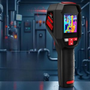 BSIDE zwart Slimme draagbare warmtebeeldcamera 15 kleurenpaletten -20 ~ 550C 100 × 100IR resolutie PC-analysesoftware Valbestendig