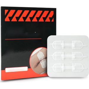 RHINO RESCUE Zip Stitch 6 stuks, wondsluitstrips zonder hechtdraad voor snijverzorgingsapparaat, zelfklevende verbanden