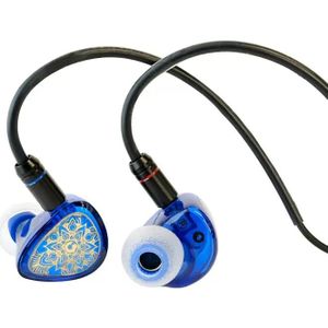 TANGZU waner 2 oortelefoon Dubbel magnetisch circuit, 12 mm LCP-membraan, Hi-Res audio, afneembare kabel 0,78 mm