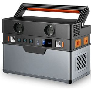 Allpowers 700W Draagbare Krachtcentrale 606wh Zonnegenerator, 110V/220V Voeding Voor Camping Outdoor Rv, Laptop En Noodgevallen