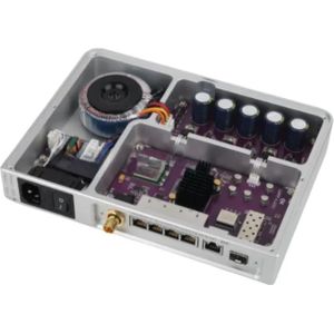 LHY Audio NIEUWE Upgrade AS6 SW6-SFP 6-poorts Hifi Audio Ethernet-switch Netwerkswitch DC-aangedreven met SC-Cut OCXO