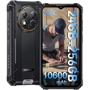 OUKITEL G1 Android 14 Smartphone 24GB (6+18) RAM 256GB ROM 10600mAh 18W Opladen 6,52'' HD+ Scherm 48MP Camera Mobiele Telefoons