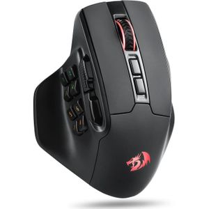 Redragon - M811 PRO - Draadloze Gaming Muis - RGB - Ergonomische Grip - 15 Knoppen