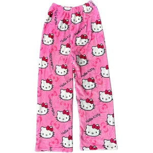 Ensemble de pyjama doux 'Hello kitty' - Rose - Femme - 7.50