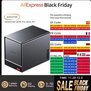 AOOSTAR WTR Pro Mini PC, Ryzen 7 5825U * 4,5 GHz, Radeon Graphics, DDR4-3200 SODIMM, dubbele 2,5 Gbps LAN-poorten, BT 5.2