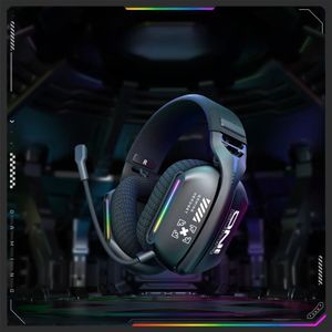 ONIKUMA GT808 Tri-mode gaming-headset RGB-verlichting 2.4G draadloze gaming-pc Bedraad desktop met headset Ultra lange levensduur