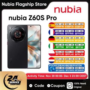 Zte Nubia Z60S Pro 5g smartphone Snapdragon 8 Gen 2 6,78 '' 120 Hz Oled-scherm 80 W snel opladen 50 MP camera Android 14 Google Play Global Version