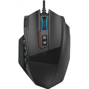 E-YOOSO X-39 USB Bedrade RGB Gaming Mouse 16400 DPI PAW3327 19 knoppen programmeerbaar spel Optische muizen voor Computer PC Laptop