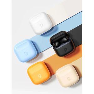 Baseus Bass BS2 Lite Echte draadloze oordopjes Bluetooth 6.0 Semi-in-ear oortelefoon 2-microfoon AI ENC 40H Speeltijd IP55 SuperBass Oordopjes