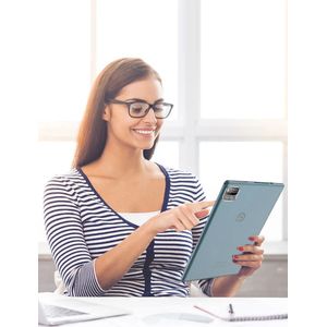 PRITOM Android-tablet 10,1 inch 3 GB RAM 64 GB ROM Quad Core-processor WiFi 6 HD IPS-scherm 8,0 MP achteruitrijcamera