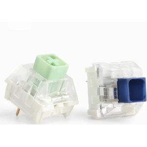 Kailh Box Jade Navy toetsenbordschakelaar Clicky tactiele schakelaars DIY mechanisch toetsenbord SMD RGB MX 3-pins schakelaar aangepaste gaming-pc