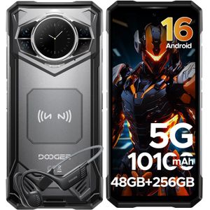DOOGEE S200 5G Robuuste telefoon Android 16 Gemini AI 48 GB 256 GB 6,72 "120 Hz Display 100 MP Camera Afmeting 7050 10100 mAh Batterij