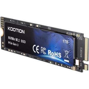 KOOTION X15 M.2 SSD 256GB 512GB 1TB SSD Solid State Drive M2 SSD M.2 NVMe PCIe Interne harde Schijf Voor Laptop Desktop MSI Dell HP