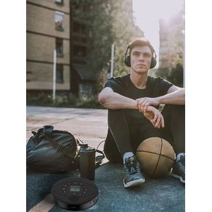 Draagbare CD-speler - Oplaadbare Bluetooth-discman - Met Luidspreker en Oordopjes