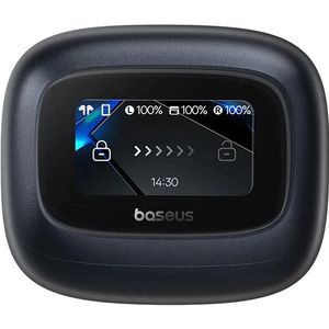 Baseus Bowie M2s Ultra Draadloze Koptelefoon Smart Screen 52dB Ruisonderdrukkende Bluetooth 5.4 Hoofdtelefoon 3D Audio Ruimtelijk Oordopjes