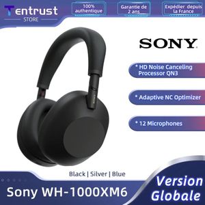 Sony WH-1000XM6 - Draadloze Hoofdtelefoon - Ruisonderdrukking - 30 uur Batterijduur