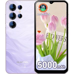 OUKITEL C2 Android 14 Smartphone 4GB+ 12GB Uitbreiding RAM 64GB ROM 6.52" HD+ 5000mAh 13MP 60Hz Telefoon OTG Dual SIM GPS Mobiel