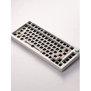 Akko 5075B VIA Barebone Kit 75% RGB Hot Swap 4500mAh USB-C/2.4G/BT 5.0 Draadloze aangepaste mechanische gaming DIY-kit met knop