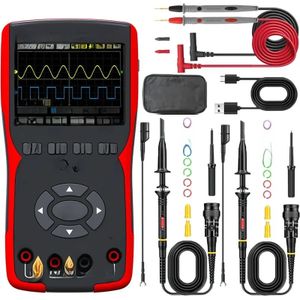 ZT-703S - Draagbare Oscilloscoop - Dual Channel - 50 MHz - Met Digitale Multimeter en Signaalgeneratortester