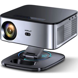 HORLAT Android 4K Projector 35000 Lumen 8K Decoderen Video Audio Home Theater Autofocus Keystone 5G WiFi Draagbare Projector Beamer