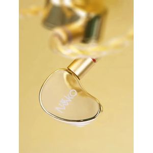 CVJ NEKO In-ear dynamische bedrade hifi-oortelefoon Vacuüm vergulde lasergravure 3,5 mm enkelzijdige 4,4 mm gebalanceerde stekker