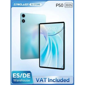 Teclast P50 2025 Android 15 tablet 11" IPS 90Hz Max. 20GB RAM 128GB ROM Unisoc T606 8-core 7000mAh Type-C 4G LTE GPS Widevine L1