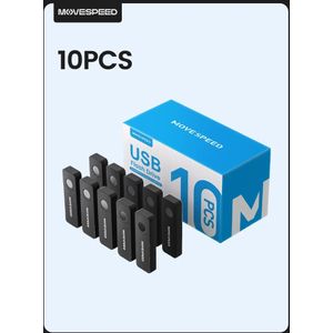 MOVESPEED 10PCS USB-flashdrive 4GB 8GB compacte schokbestendige Memory Stick met beschermhoes