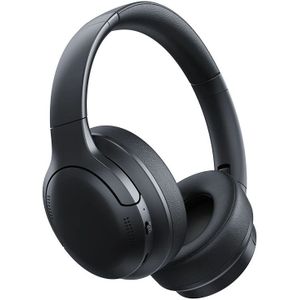 Baseus BH1 Lite Draadloze hoofdtelefoon Bluetooth 6.0 ENC Clear Call Headsets Super Bass Hit-oortelefoon 80 uur speeltijd Over-ear-headset