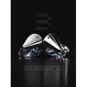Moondrop - Blessing 3 - In-Ear Monitor - Zilver - 2DD+4BA Hybride Drivers