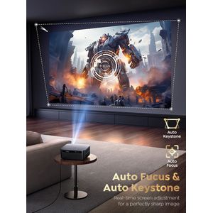 FHD 1080P - Projector - Bluetooth - WiFi - 1500 ANSI - 4K-ondersteuning