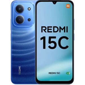 EU Redmi 15C mobiele telefoon EU-versie MediaTek Helio G81 Ultra 50MP AI dubbele camera 6,9 "120Hz display 6000mAh batterij zonder oplader