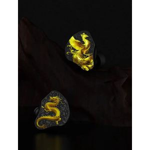 CVJ MYTHERA Oortelefoon 1DD+4BA+1 Knowles BA+1PD Treble Balanced Armature Hybride vlaggenschip Hifi-hoofdtelefoon 0,78 mm kabel