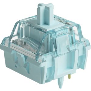 Akko V5 Pro romig blauwe schakelaar 5-pins 45gf Thocky tactiele schakelaar in de fabriek gesmeerd compatibel met Cherry MX mechanisch toetsenbord 45 stuks