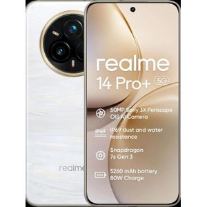 realme 14 Pro Plus 14 Pro+ 5G-smartphone Leeuwebek ®  7s Gen 3 5260mAh batterij 50MP Sony camera, 6,83" 120Hz gebogen display
