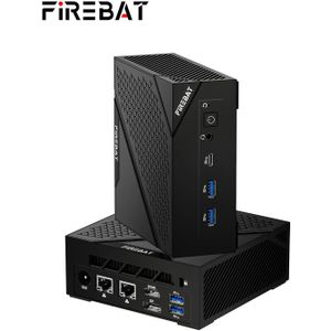 Firebat AM02 - Mini PC - AMD Ryzen 5 6600H - 16GB RAM - 512GB SSD - Wifi 6 - Draagbare Desktop
