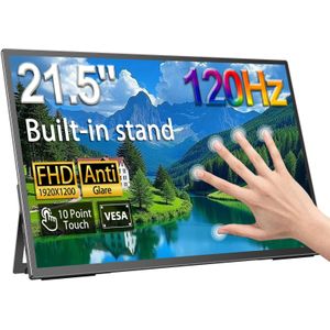 UPERFECT 21 Inch Touch Draagbare Monitor 120 HZ Groot Gaming Display Met HDMI Type C Extern Scherm Voor Laptop Mac PC met VESA