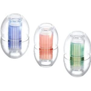 SpinFit W1 siliconen oordopjes Oordopjes Gepatenteerde medische kwaliteit dubbele W-vormige buiskern voor oortelefoondstuk Diameter van 5-6 mm