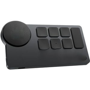 XPPen ACK05 draagbare draadloze sneltoets afstandsbediening met 10 aangepaste toetsen 1 fysieke wijzerplaat 1000 mAh batterijondersteuning Bluetooth-verbinding