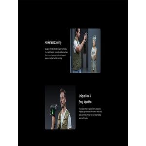 Creality Raptor Pro 3D-scanner met scanbrug 22 + 7 blauwe laserlijn / NIR Hoge nauwkeurigheid Snelheid Anti-Shake Tracking 24Bit Kleur Sca