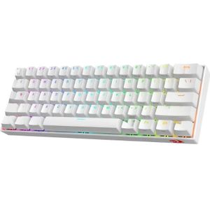 Redragon K530 Pro Draconic 61 Toetsen 60% Draadloze Rgb 100% Hot-Swap Socket Mechanische Toetsenbord Bluetooth/2.4Ghz/Wired 3-Modus